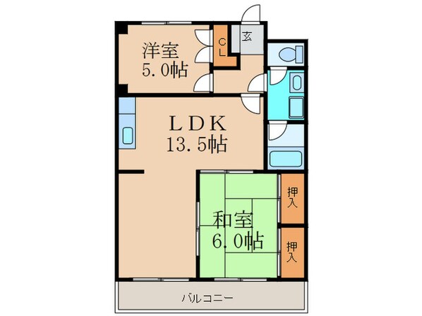 アーバンプラザ２１の物件間取画像